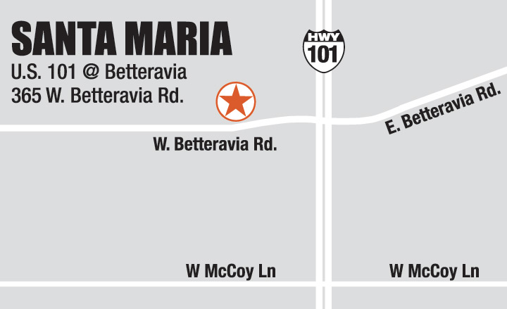 Gibbs Truck Centers in Santa Maria Map