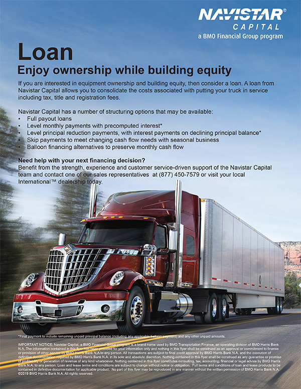 Navistar Capital Loan Flyer Ad