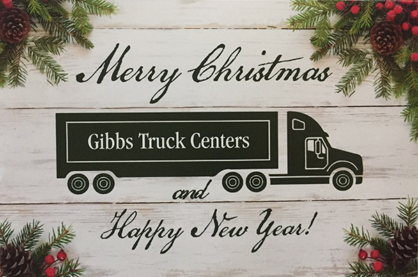 Gibbs Truck Centers Christmas Card