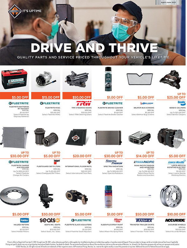 Current Parts Sales Flyer Ad