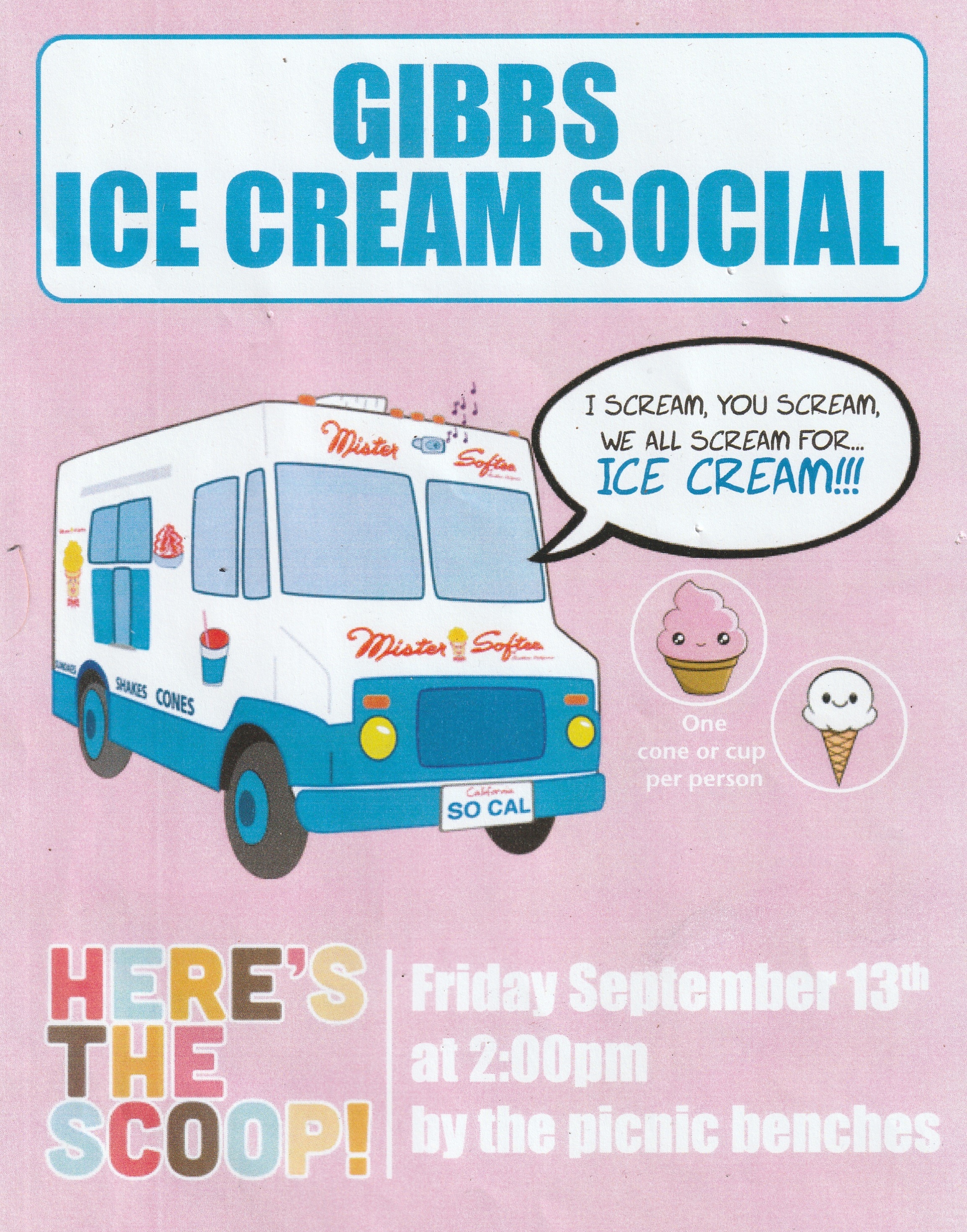 Ice Cream Social Event