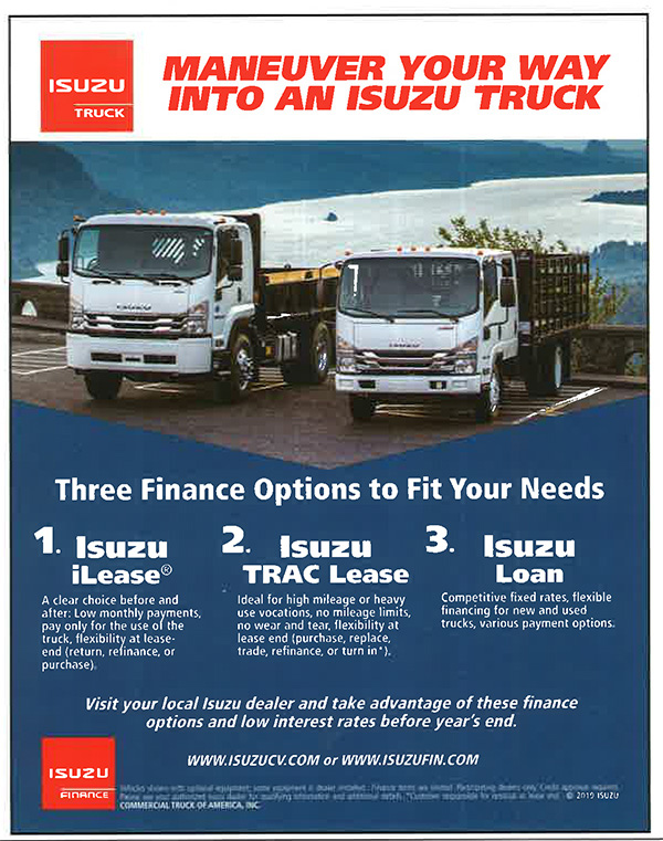 Isuzu Financing Options Flyer Ad