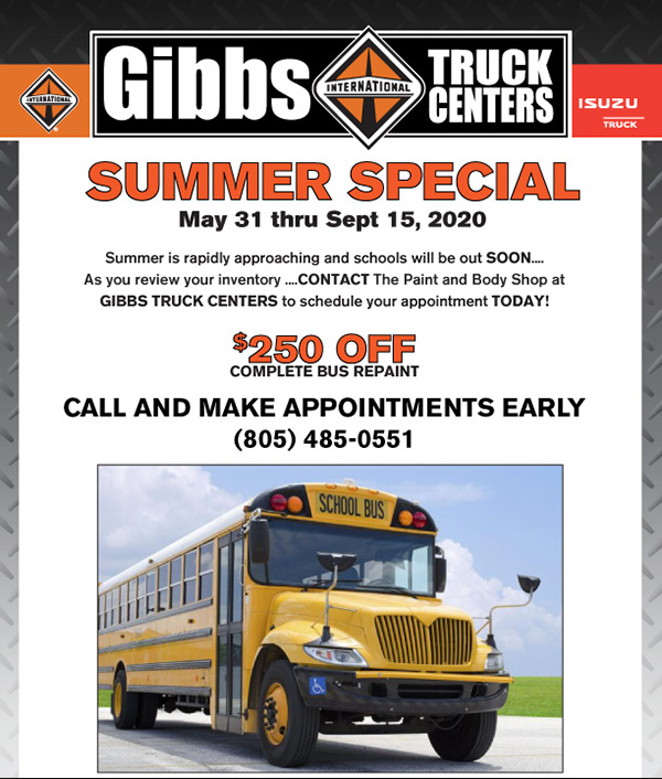 Gibbs Body Shop Flyer Ad