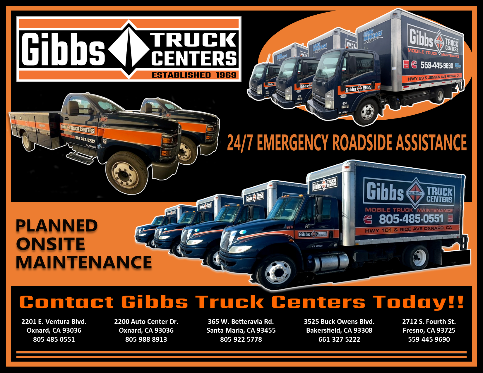 24/7 Emergency Roadside Assistance Fleet