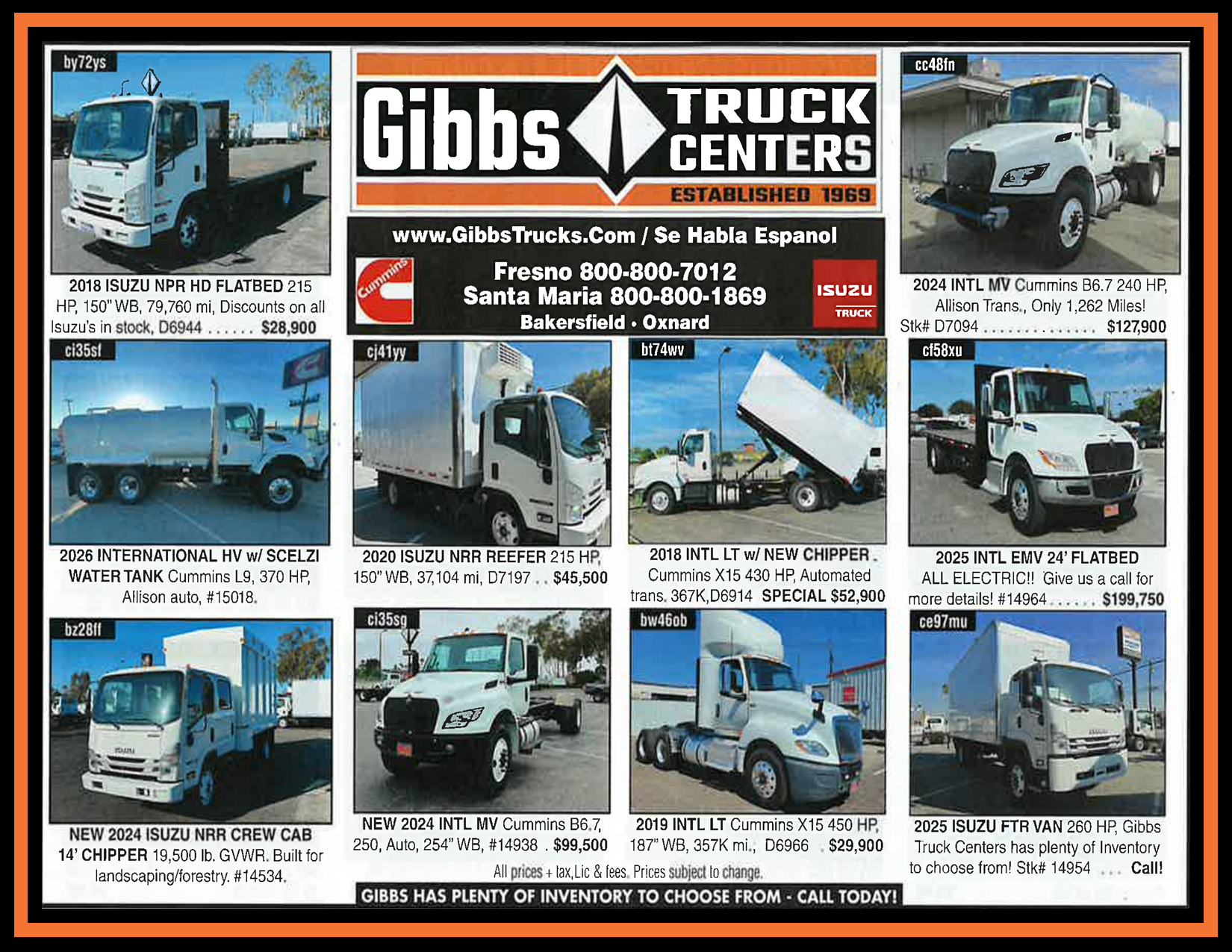 Truck Paper Ad