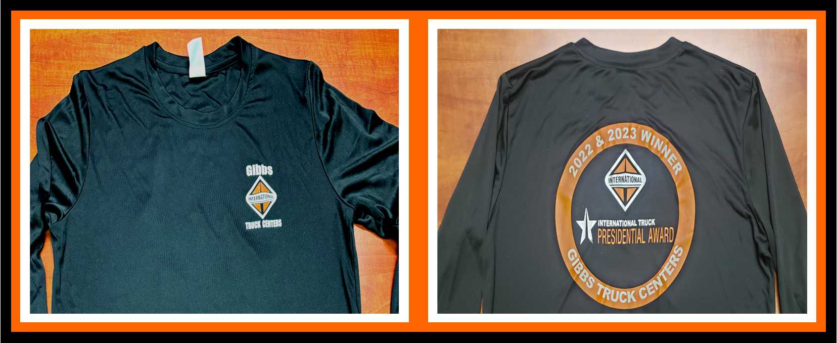 New Award Shirts Closeup