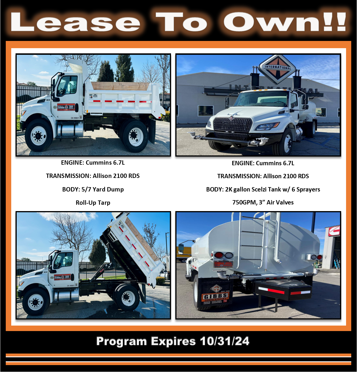 Lease To Own Program Flyer