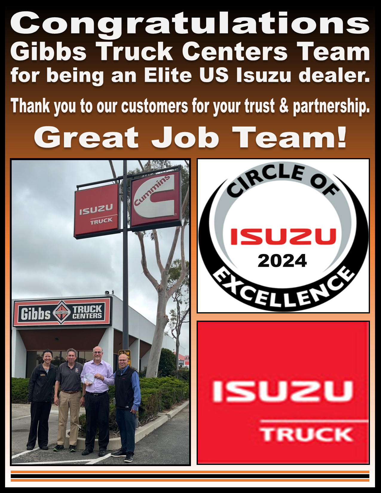Isuzu COE Award 2024