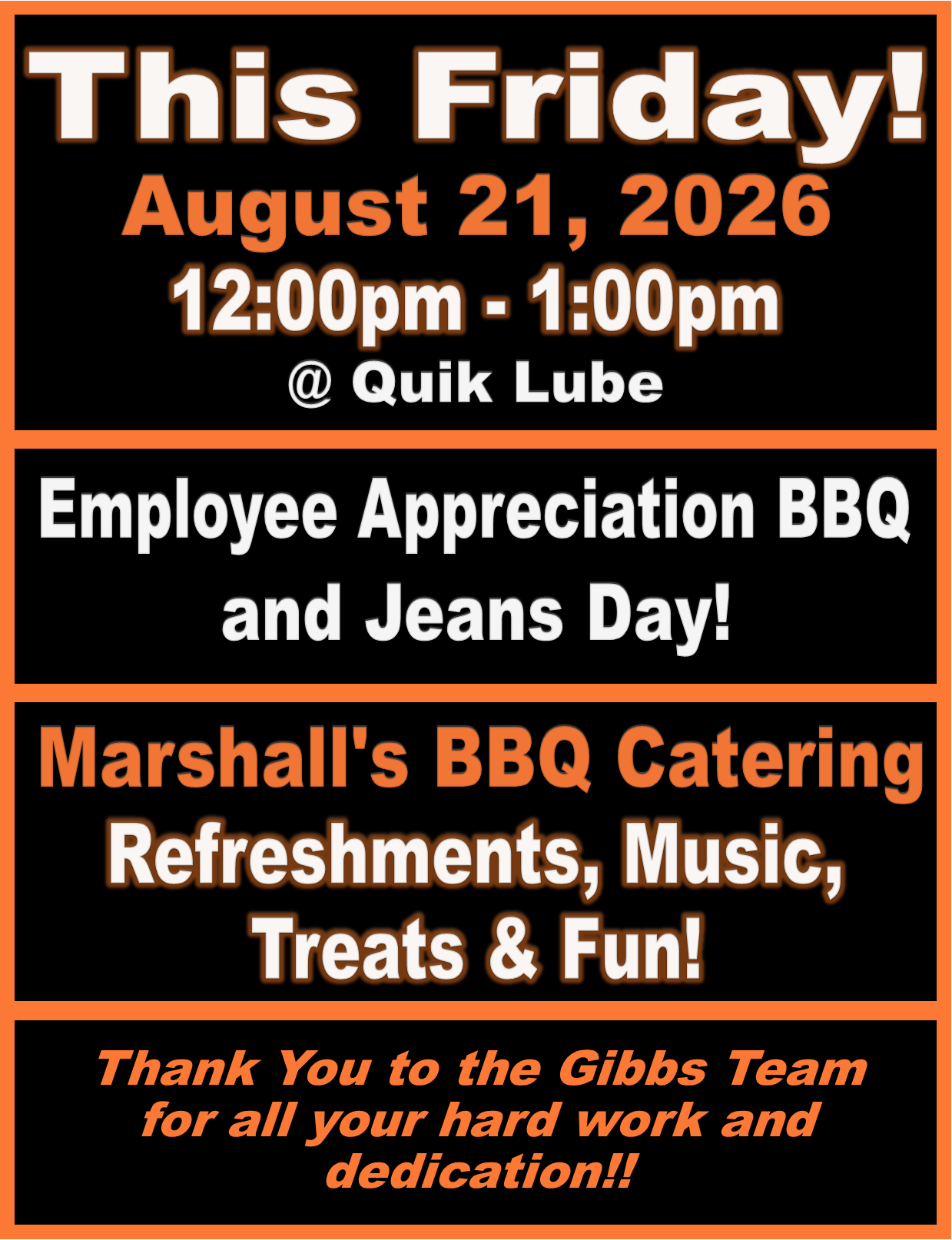 Employee BBQ 2026